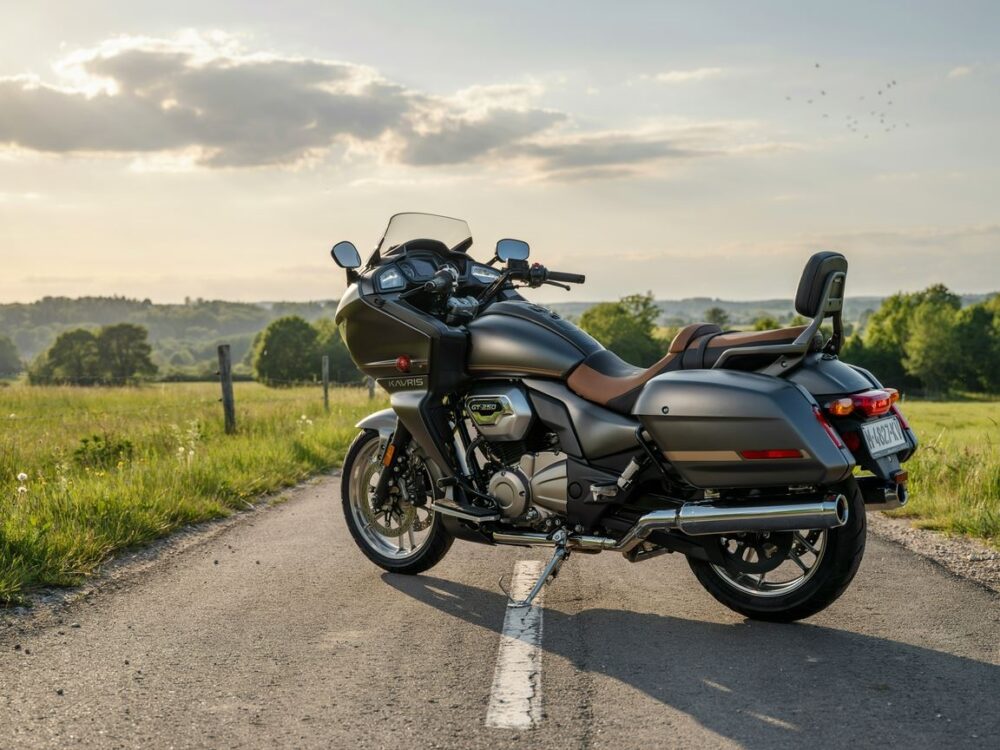 motocykl z miejscem dla pasażera